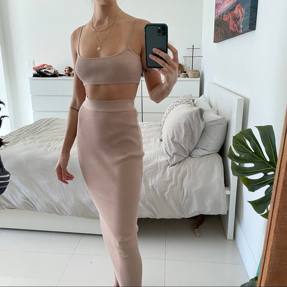 Two-piece Nude Set - Final Sale